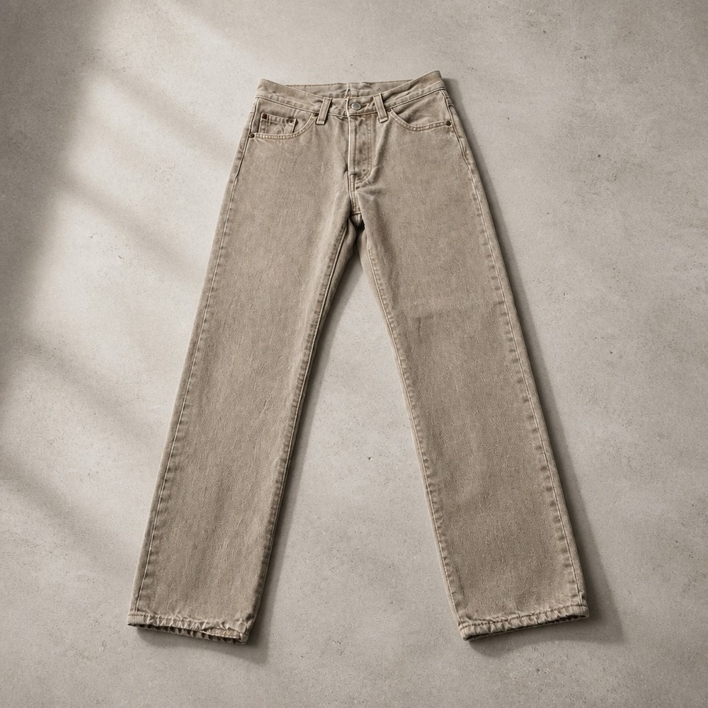 Levi's Slim Straight Jeans in Light Taupe